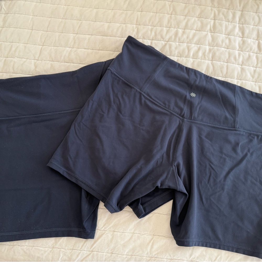 Athleta Navy Bike Shorts